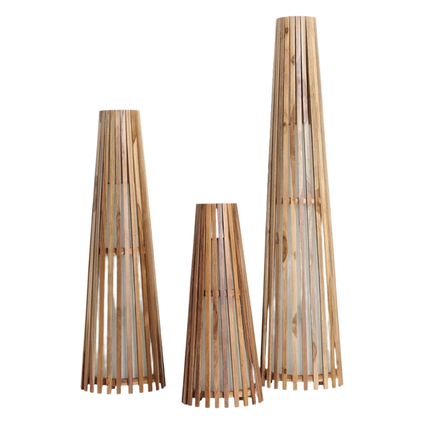 Pharos wooden floor lamp