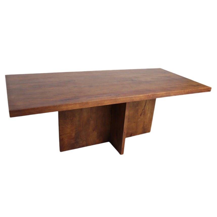 Bullnose Greek Wood Dining Table