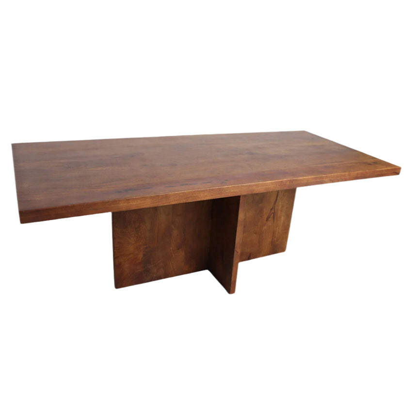 Bullnose Greek Wood Dining Table