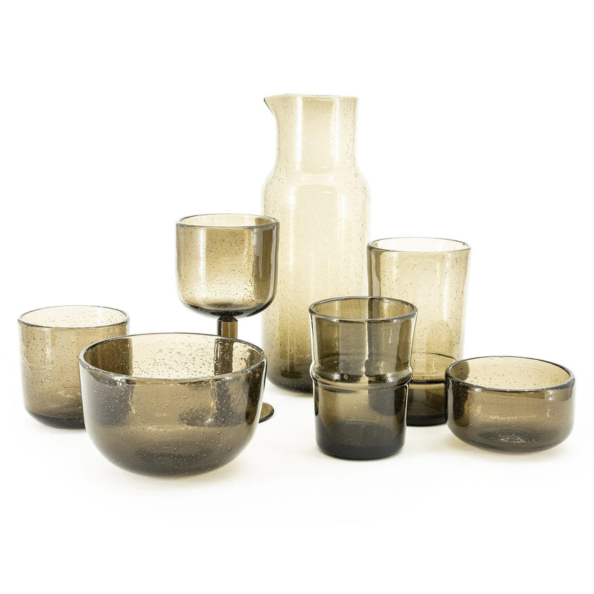 Bubble üveg tál Ø9-3