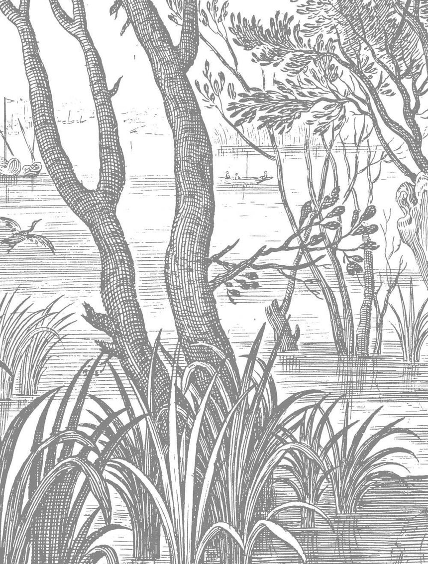 Engraved Landscapes 2, kerek tapéta XL-2