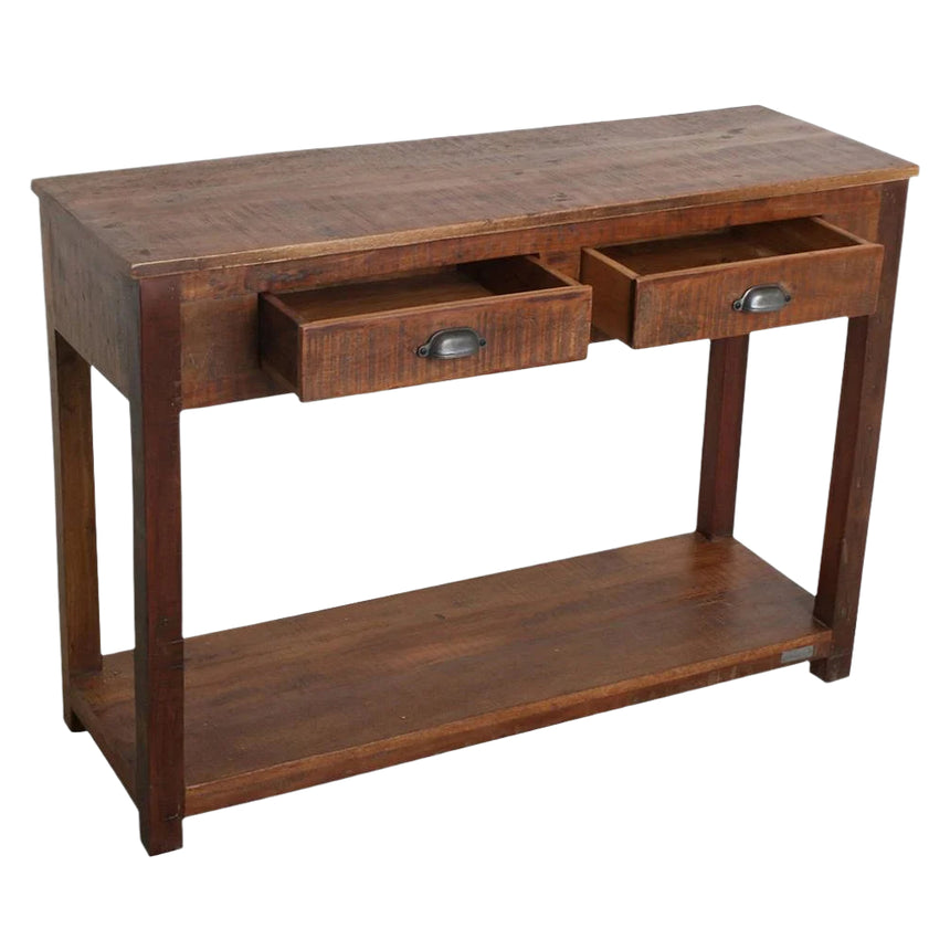 Factory wooden console table