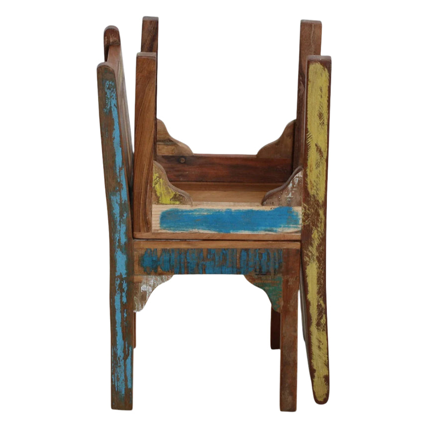 Scrapwood wooden children's chair