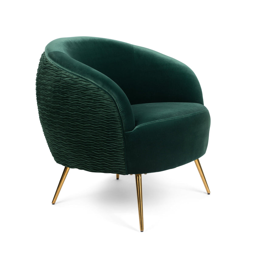 So Curvy bársony fotel