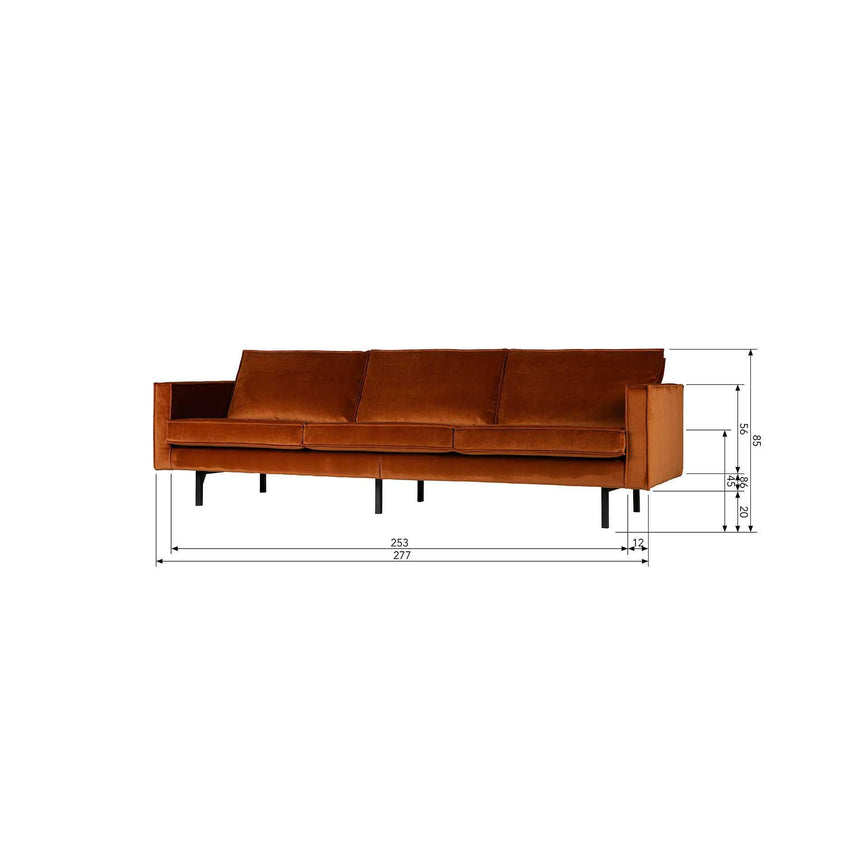 Rodeo 3 üléses bársony kanapé-25