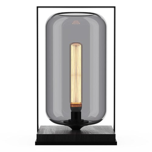 Tube Wood fa asztali lámpa Ø35x60