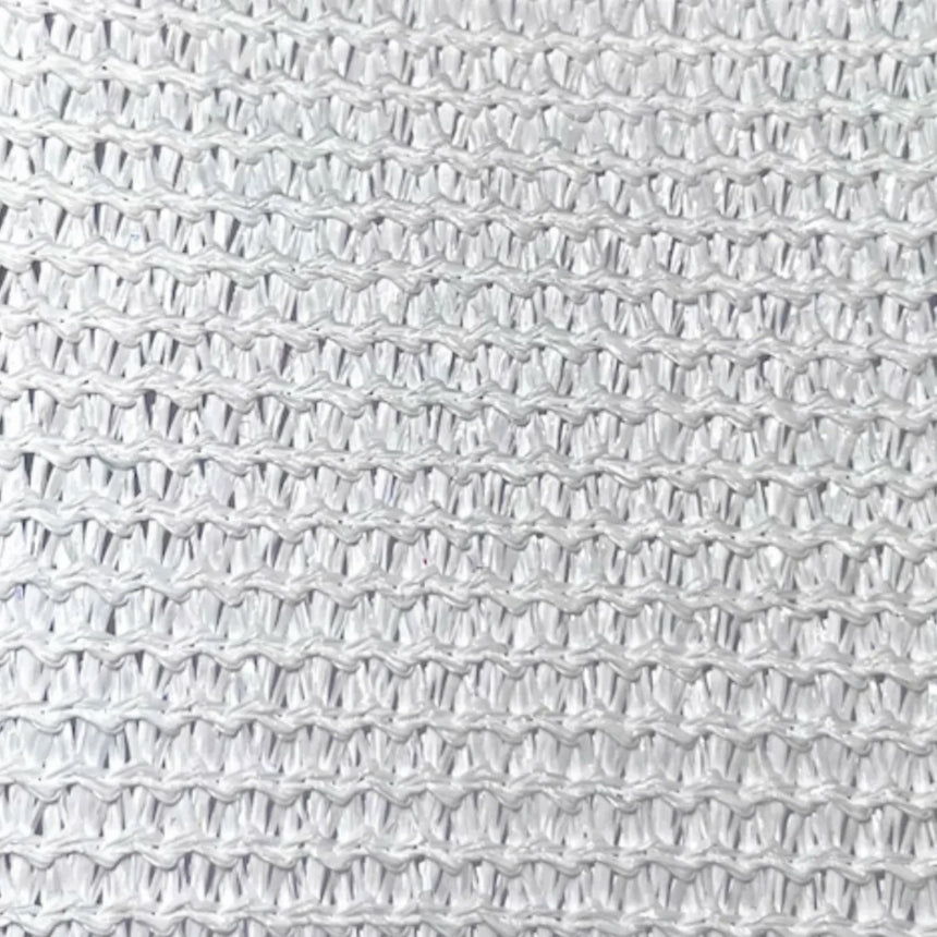 Raffia-effect floating fabric sun lounger