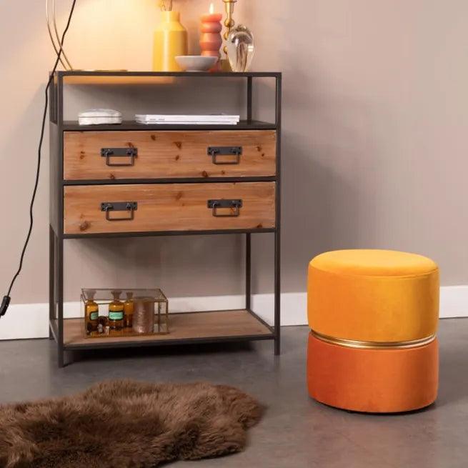 Bubbly bársony puff - Dutch Home