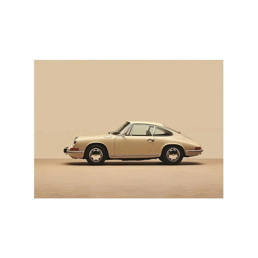 Vintage Porsche Beige dizájn vászonkép