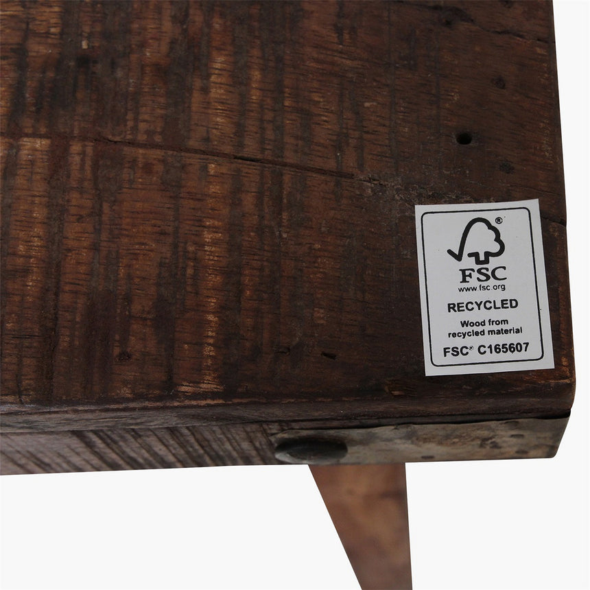 Dining wooden folding table 165x75