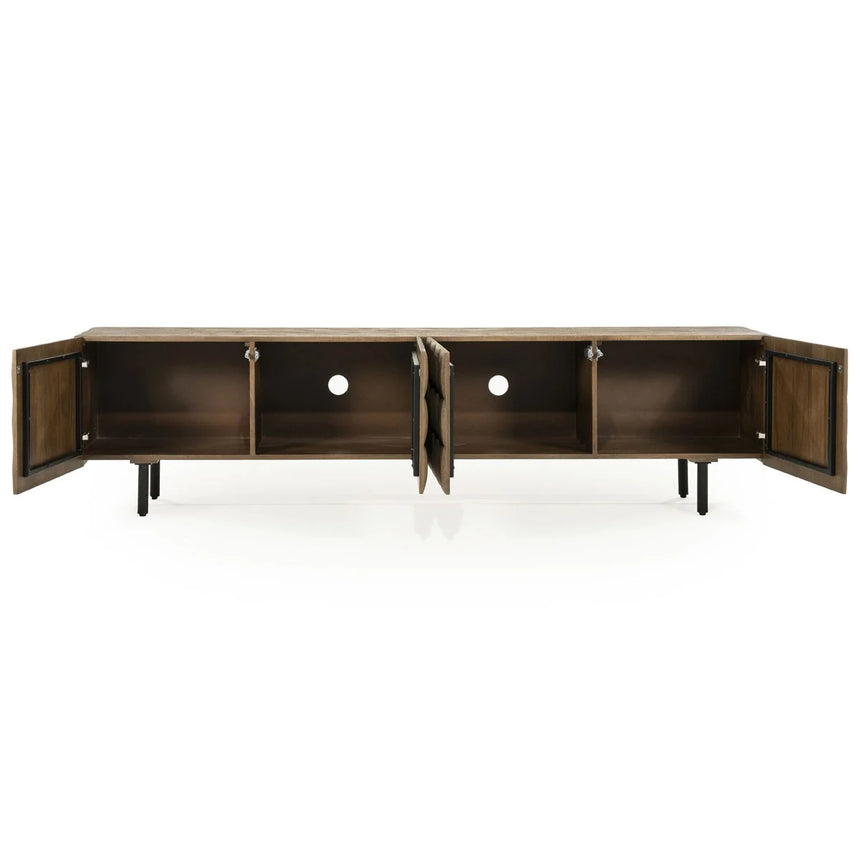 Jimmy 3-door wooden cabinet