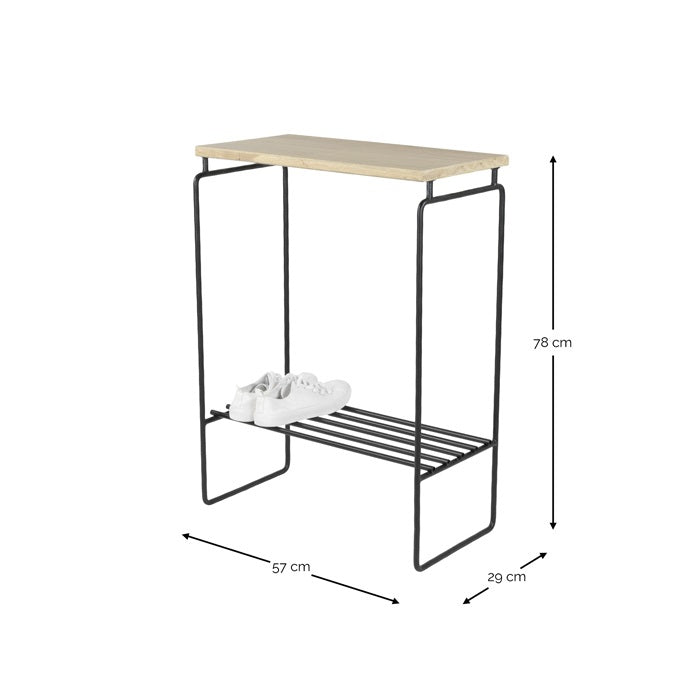 Albany wooden shoe cabinet 72x43