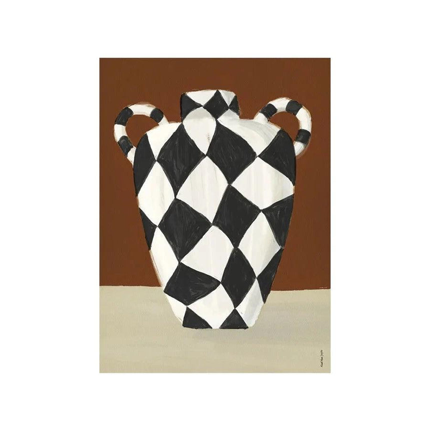 Vivid Vase 01 design canvas print