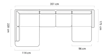 Calvano XL kanapé