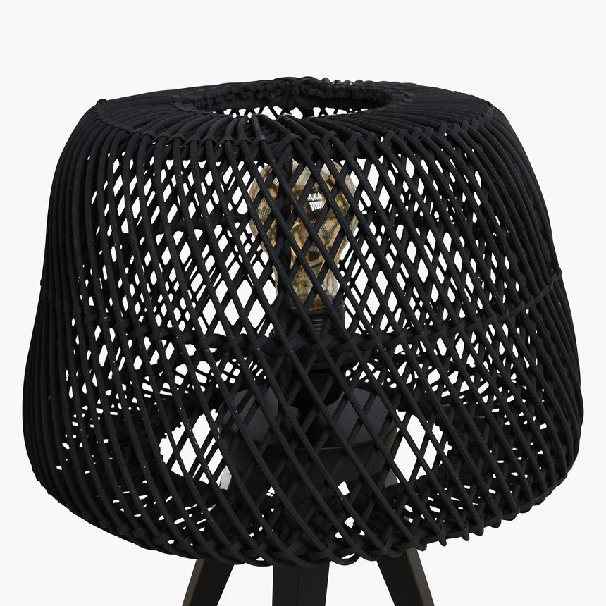 Maze rattan asztali lámpa