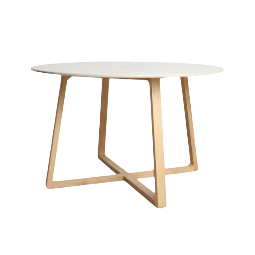 Infinity márvány étkezőasztal Ø120