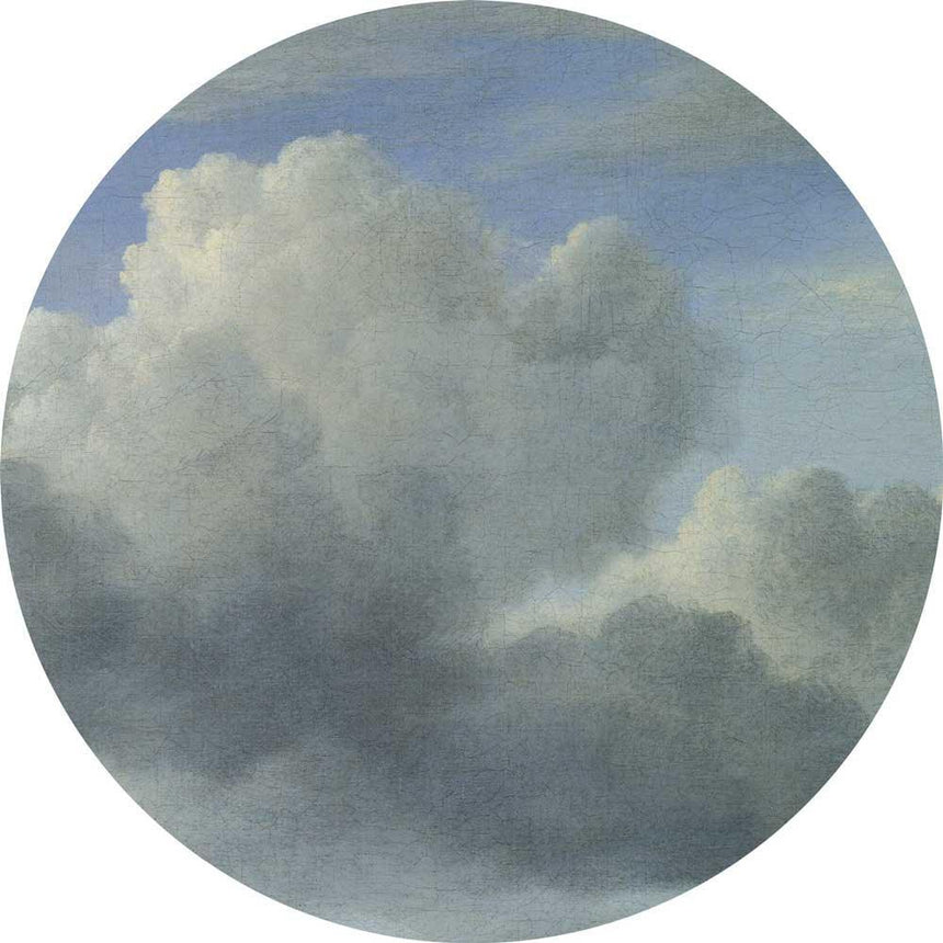 Golden Age Clouds 2, kerek tapéta-0