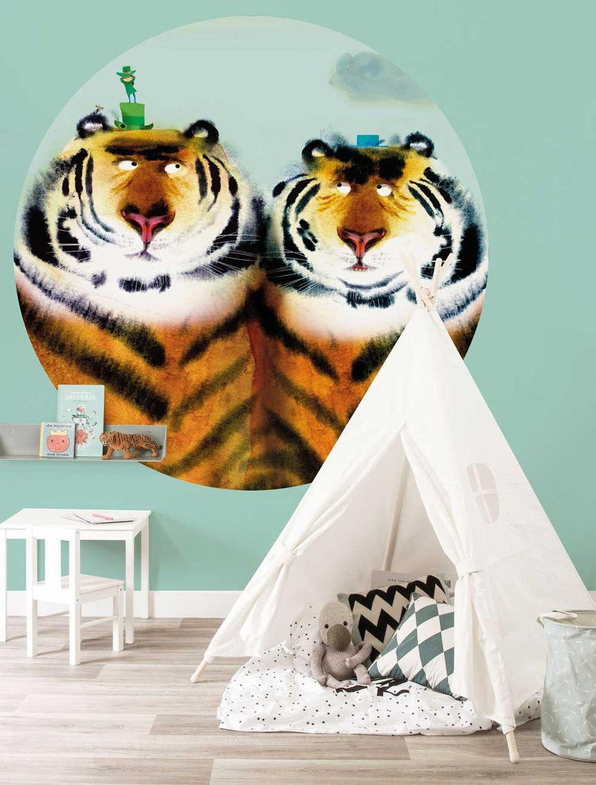 Two Tigers körtapéta-1