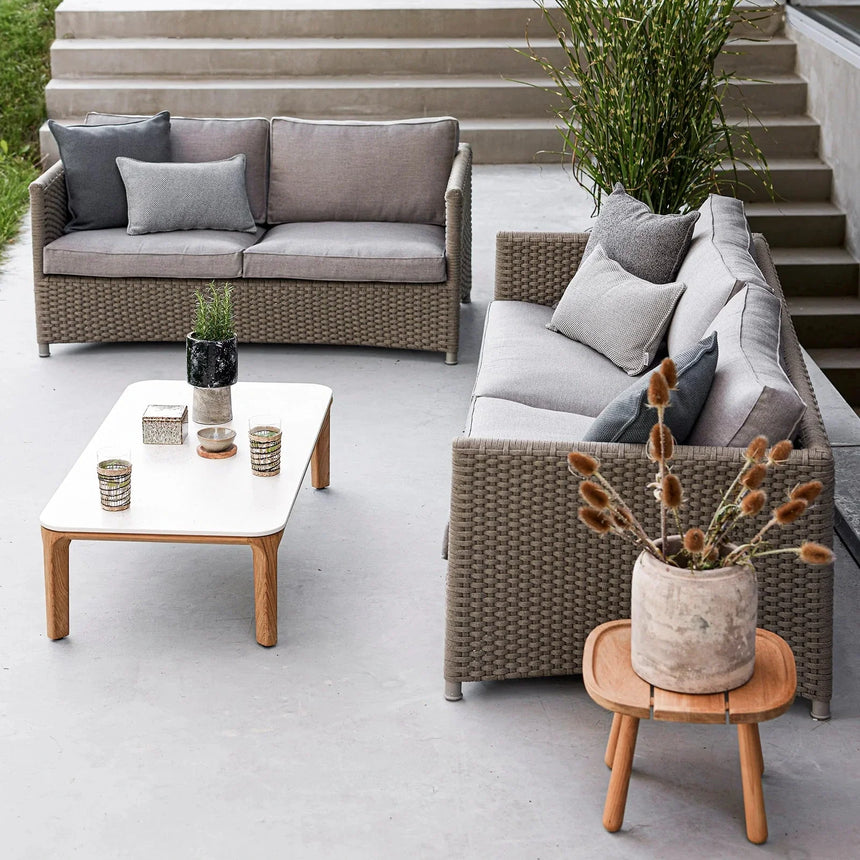 Diamond 3 személyes szövet kerti kanapé