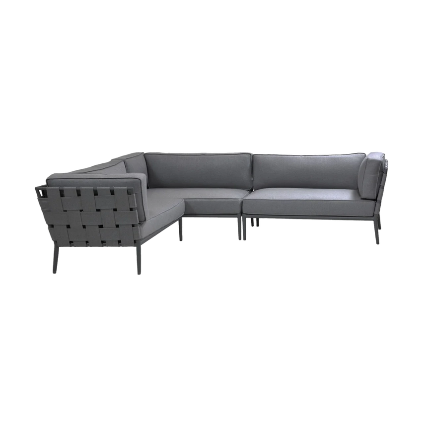 Conic szövet kerti sarokkanapé 280x222