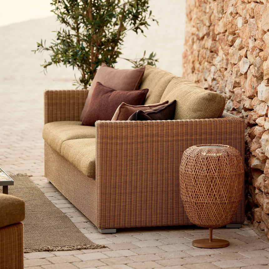 Chester 3 személyes szövet kerti kanapé