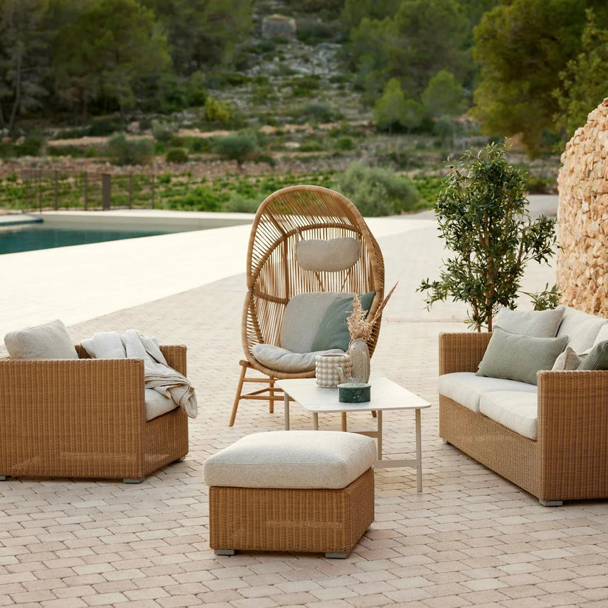 Chester szövet kerti puff