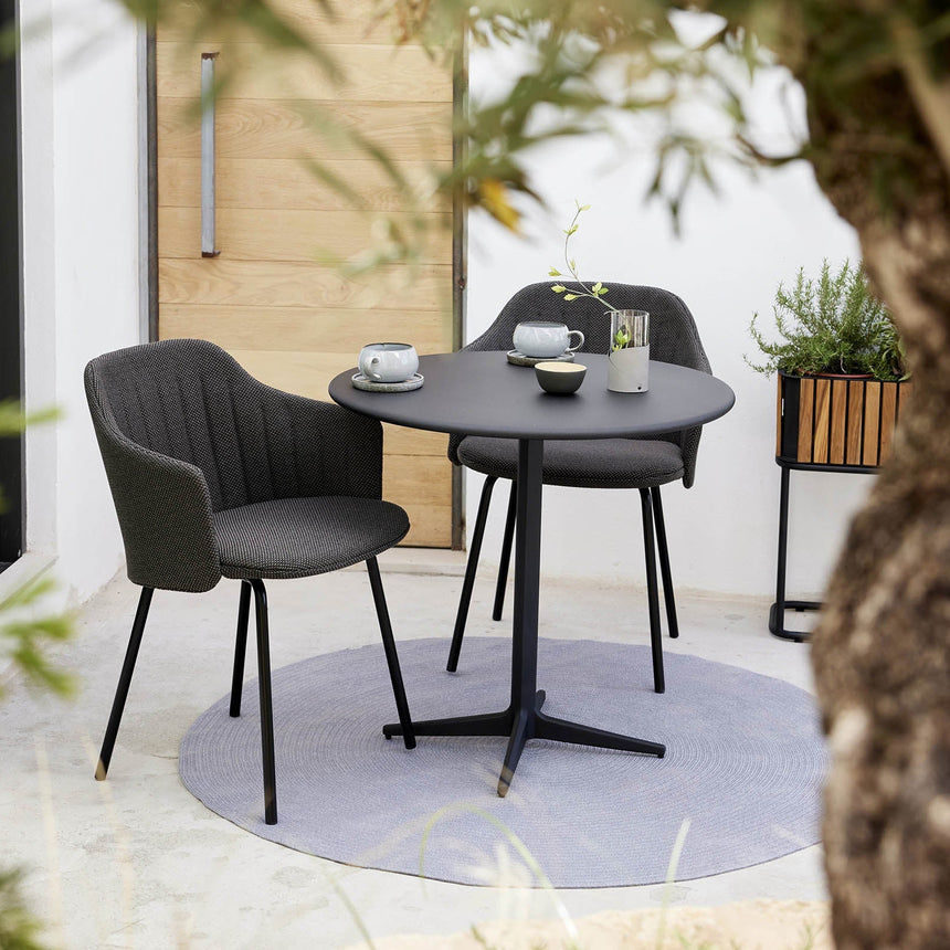 Drop fém kerti bisztró asztal Ø70