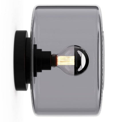 Drum S üveg falilámpa