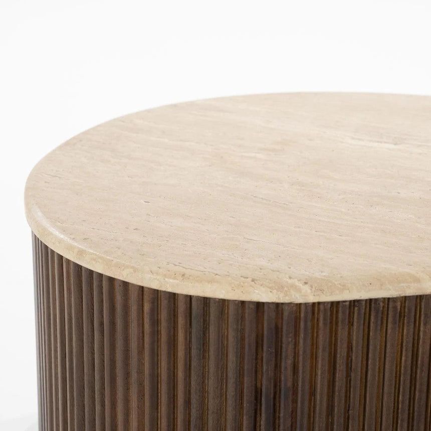 Mari limestone coffee table