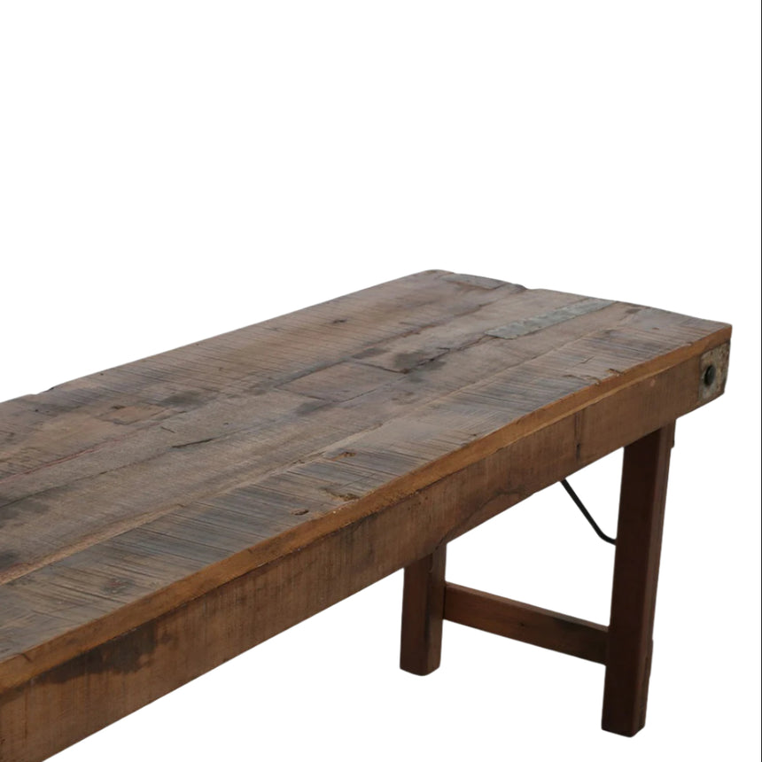 Bench wooden folding bench