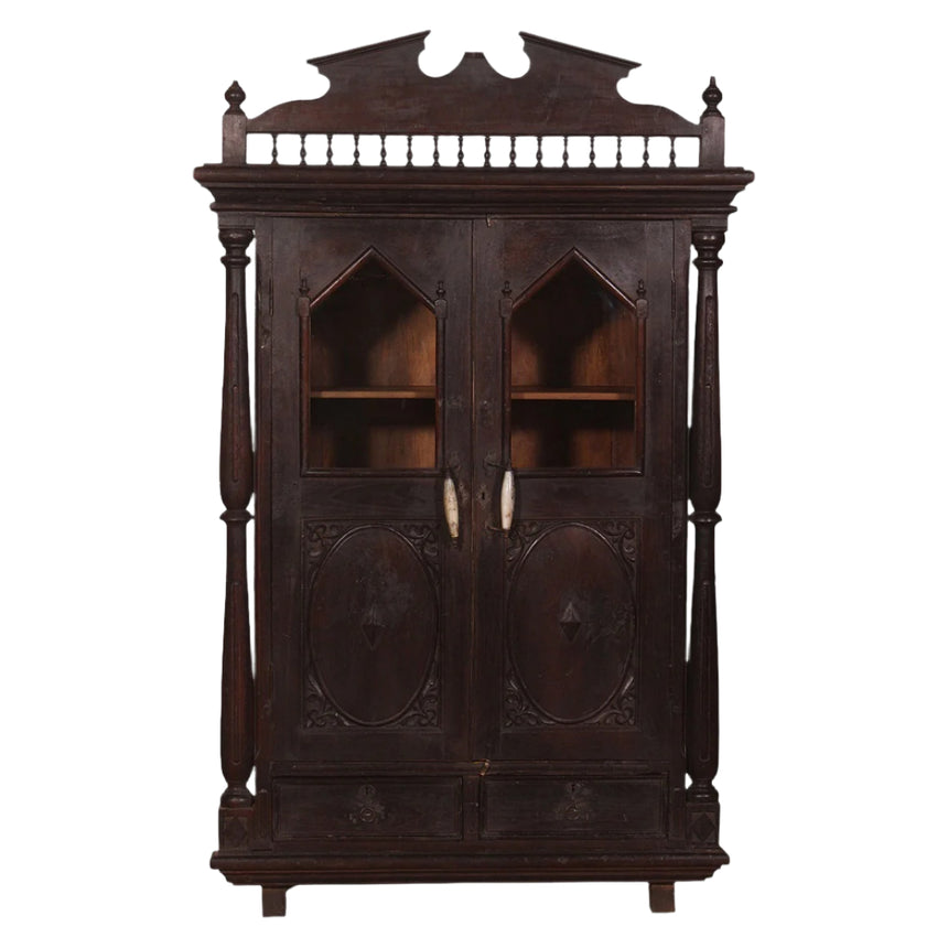 Black wooden cabinet