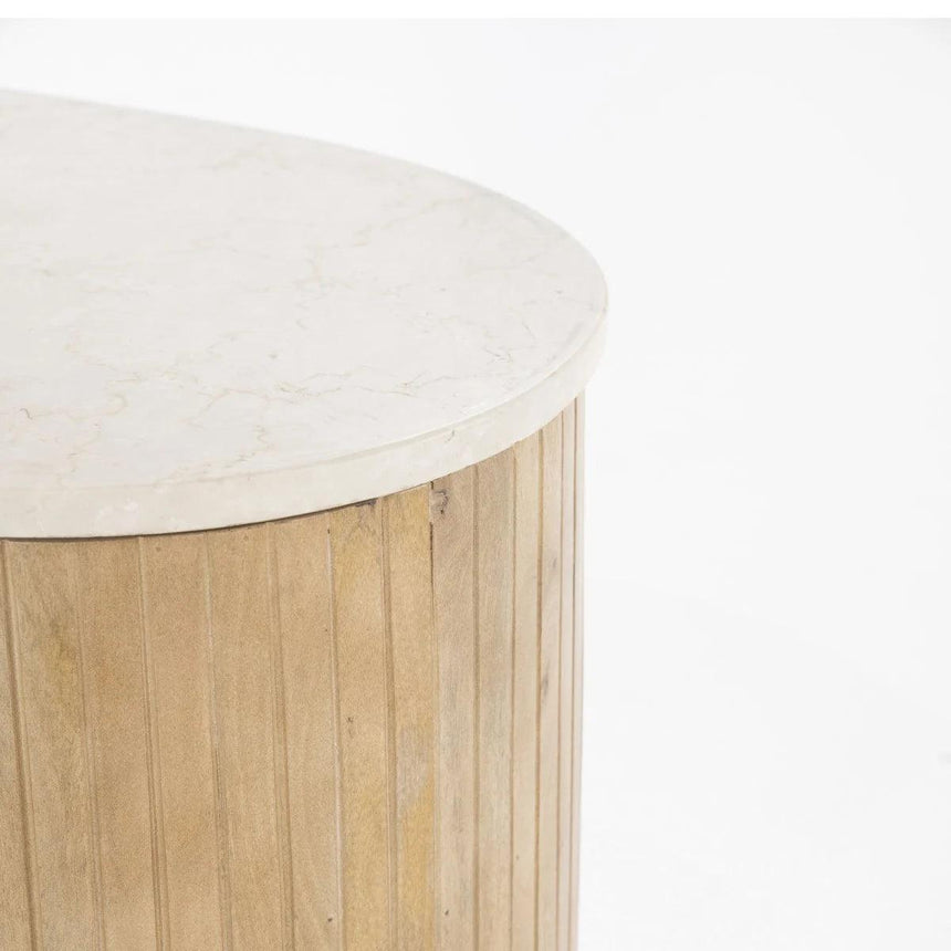 Kira marble coffee table 129x84