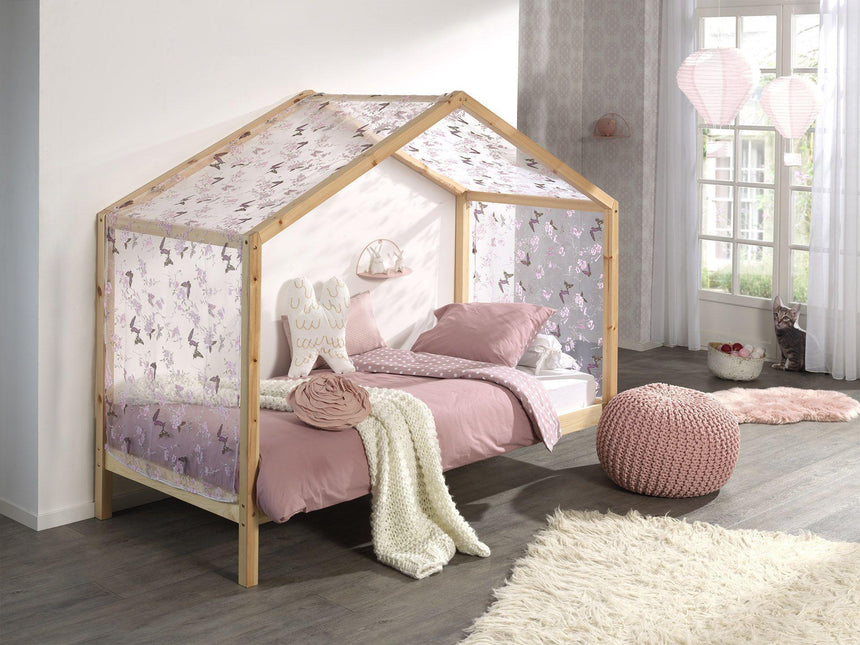 Dallas ZH90 wooden house children's bed, 90x200