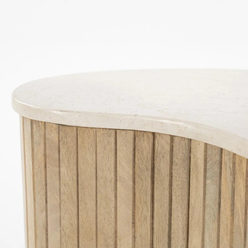 Kira marble side table
