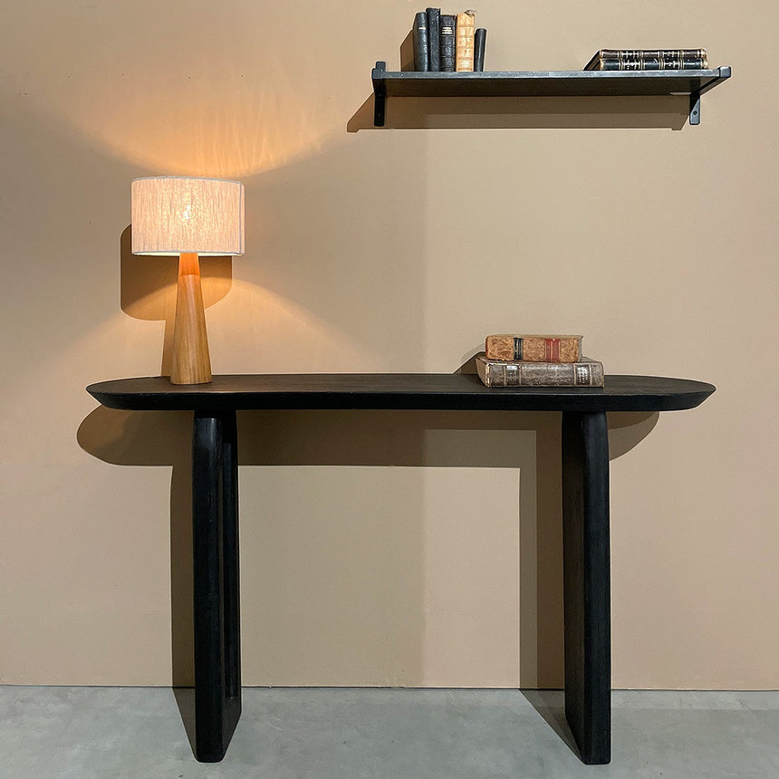 Bullnose Wood Console Table