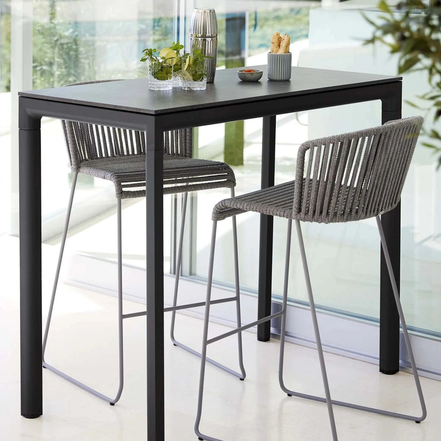 Drop kerámia kerti bárasztal 150x75