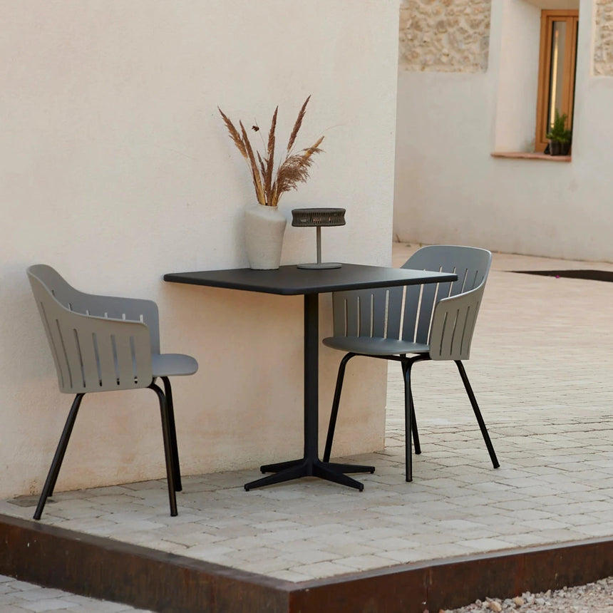 Drop fém kerti bisztró asztal 75x75