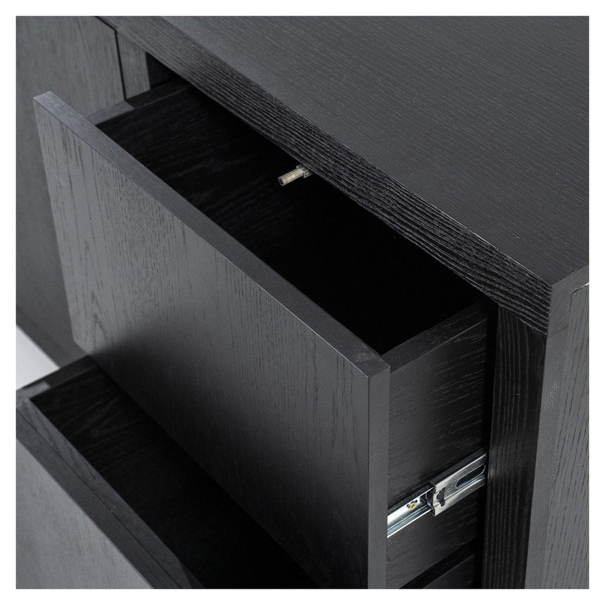 Helsinki 2 ajtós fa komód-2