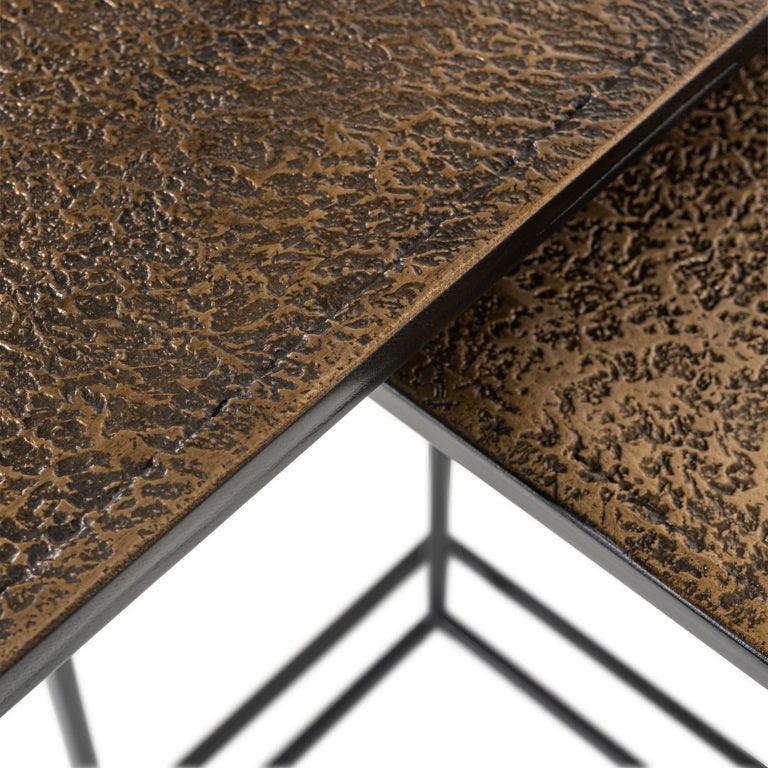 Bristol fém konzolasztal szettben - Dutch Home