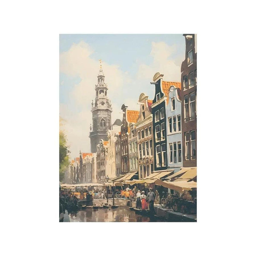 Amsterdam dizájn vászonkép - Dutch Home