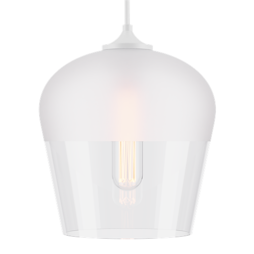 Mezzo Bell L üveg függőlámpa