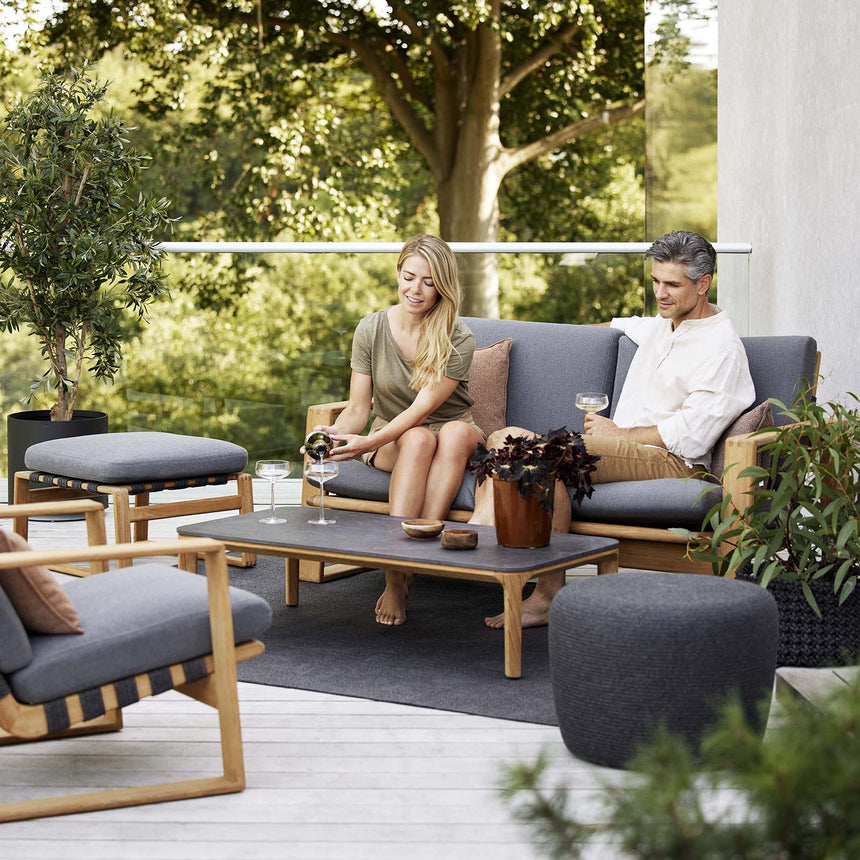 Endless 2 személyes szövet kerti kanapé