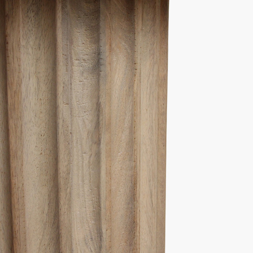Bullnose fa lerakóasztal Ø50
