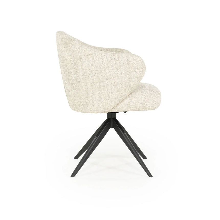 Connor szövet forgószék fém lábbal