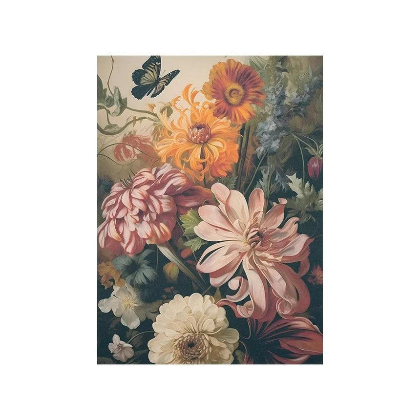 Vintage Flowers dizájn vászonkép - Dutch Home