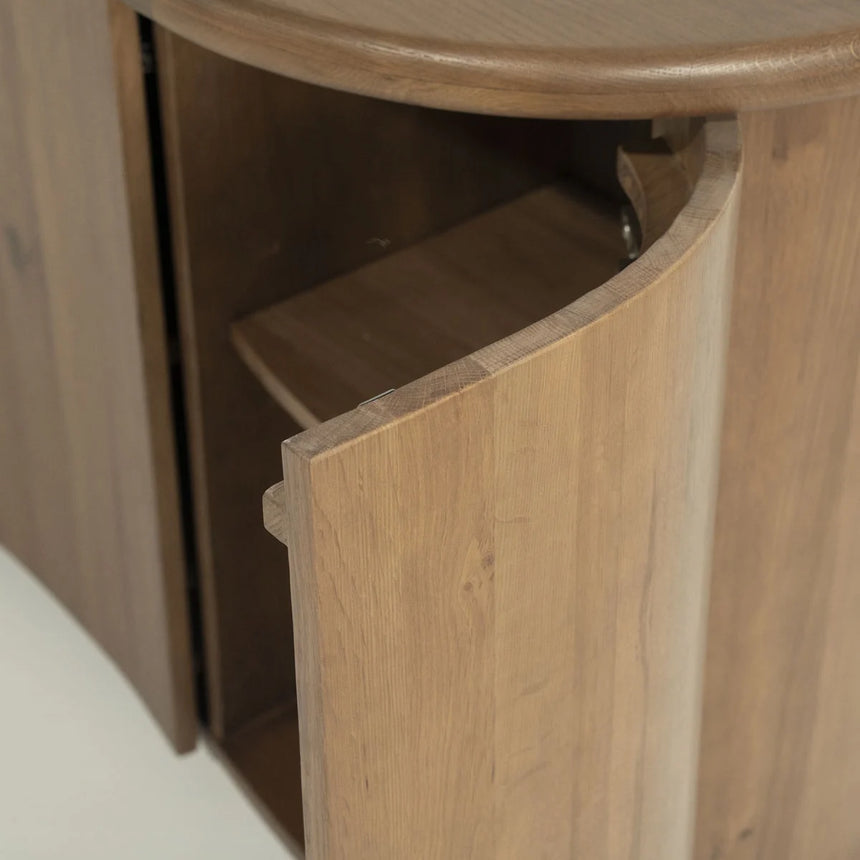 Jimmy 3-door wooden cabinet