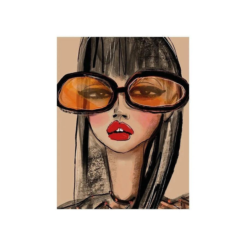 Sunny Orange dizájn vászonkép - Dutch Home