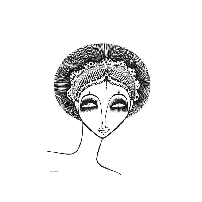 Leyla design canvas print