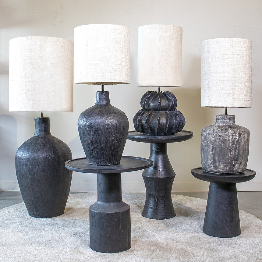 Terra Bottle clay floor lamp