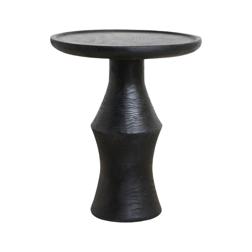 Nero Twilight wooden side table